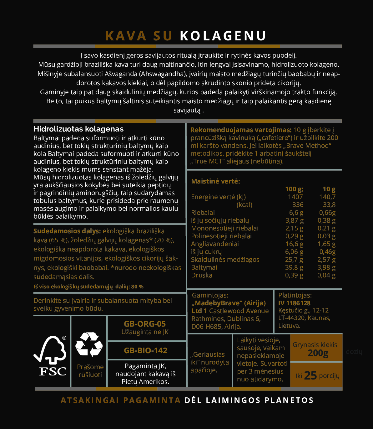 Ancient + Brave Kava su Kolagenu